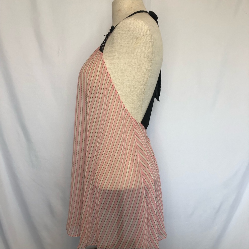 Victoria’s Secret Pink And White Stripe Sheer Nightgown - Picture 5 of 12